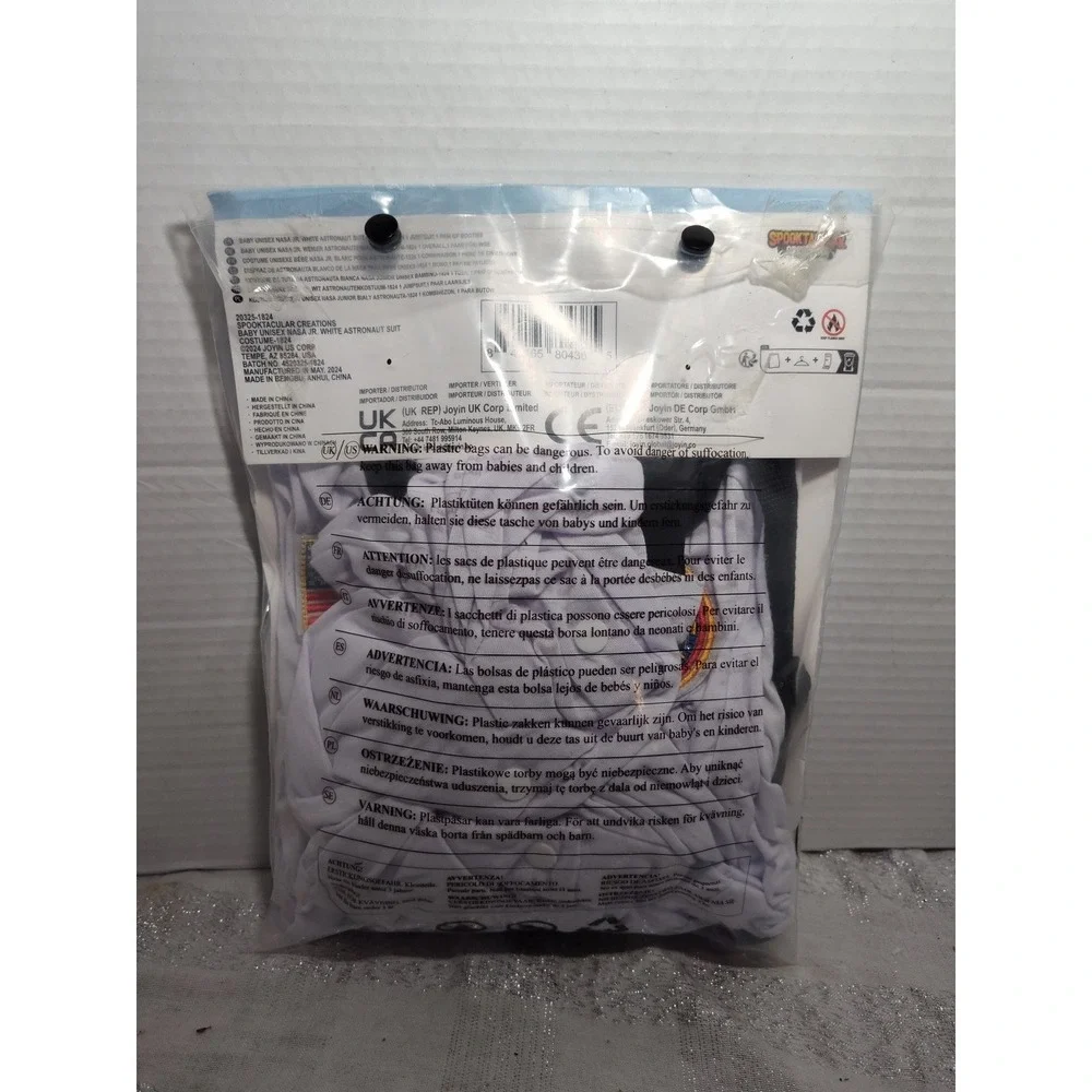Spooktacular Creations NASA JR Astronaut Costume Baby‎ 18-24 Months Space Suit